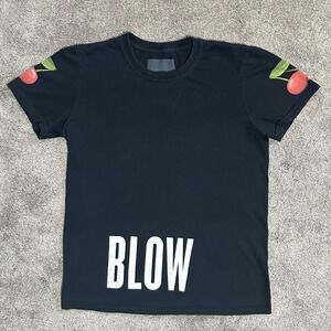 Beyoncé Blow Emoji T-shirt Womens Small Black Cherry Blow Merch Music Queen Bey